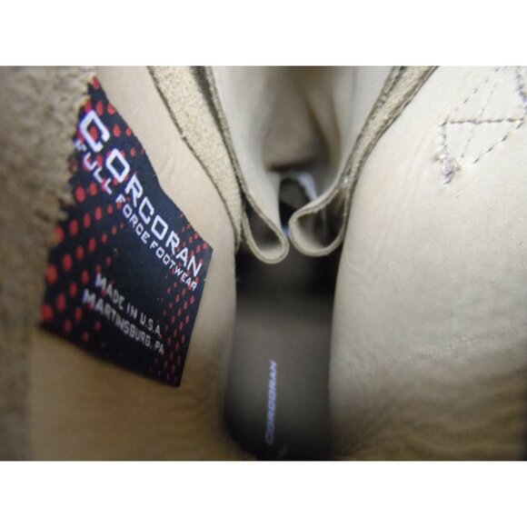 Corcoran Men's 10" Coyote Tanker Military Boots CV2600 *Made In USA* Tan Size 8D - Picture 7 of 10